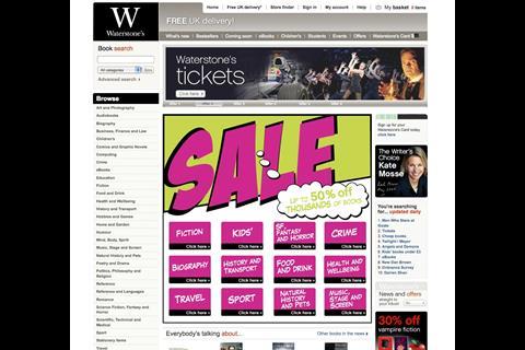 Waterstones Website